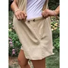 Maternity Jumpsuits Knee-length Plus Size Summer Fashion Pregnant Woman Rompers  Pregnancy Overalls Cotton Clothes Size S-XL 6