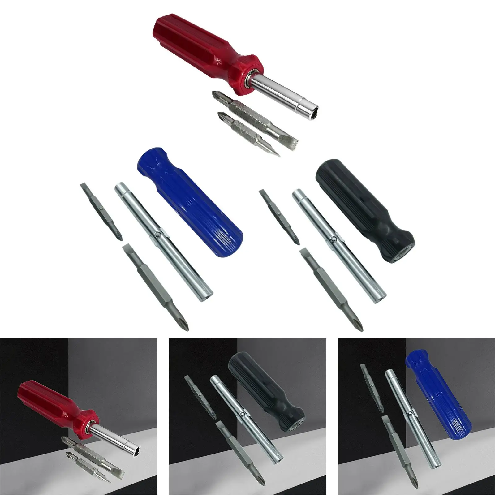 Screw Driver Set with Handle Comfortable Compact Repair Tool Kit for Outdoor Daily Repair Tools Home Use Auto Repair premium