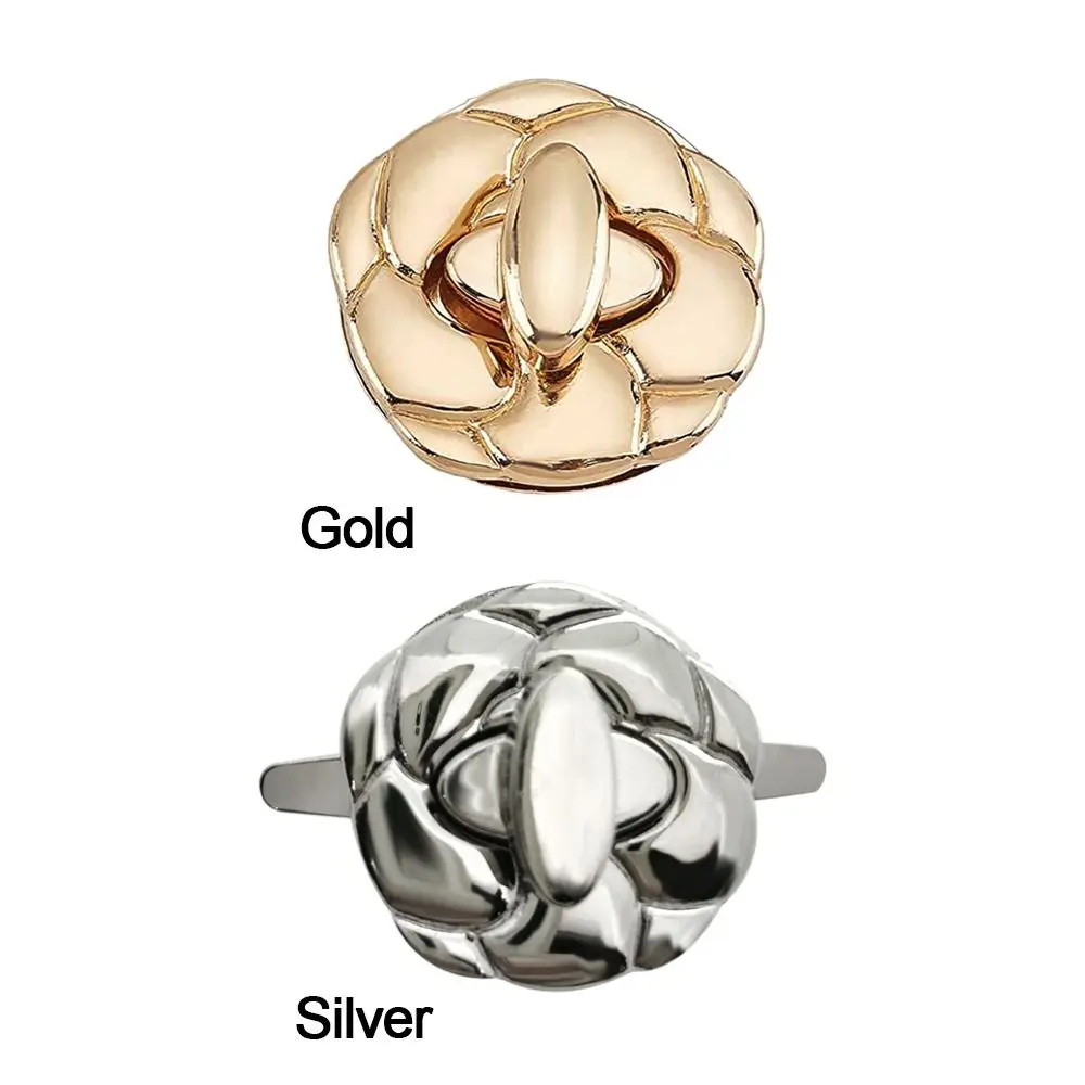 Hardware Closure Hardware Closure Bag Buckle DIY Handbag Bag Purse Twist Lock Turn Lock Metal Clasp