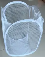 Laundry Basket Portable Large Storage Basket Folding Hollow Dirty Laundry Basket with Durable Handles Household Storage Basket 6