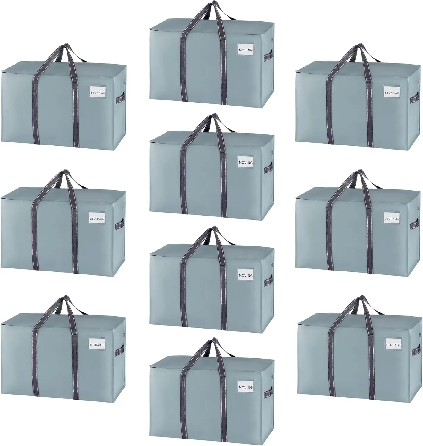 Moving Bags, Heavy Duty, Moving Boxes Alternative, Packing Storage Supplies for Dorm Room Essentials with Zipper for Clothes 2