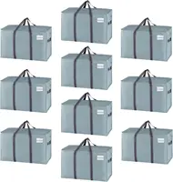 Moving Bags, Heavy Duty, Moving Boxes Alternative, Packing Storage Supplies for Dorm Room Essentials with Zipper for Clothes 2