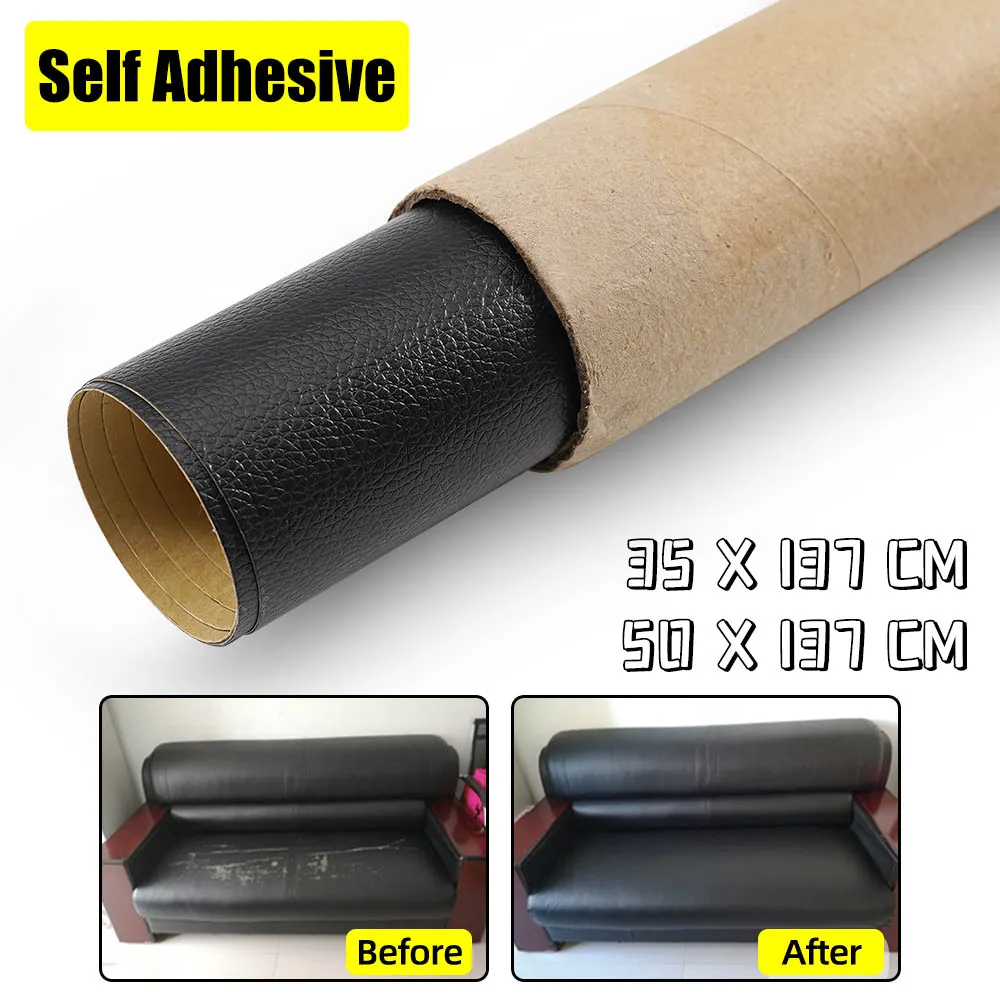 Leather Repair Patch Self Adhesive PU Sofa Reupholster Sticker DIY