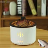 Flame Volcano Humidifier Aroma Diffuser Ultrasonic Mist Maker Fogger LED Essential Oil 500ml Home Diffuser With Remote Control 2