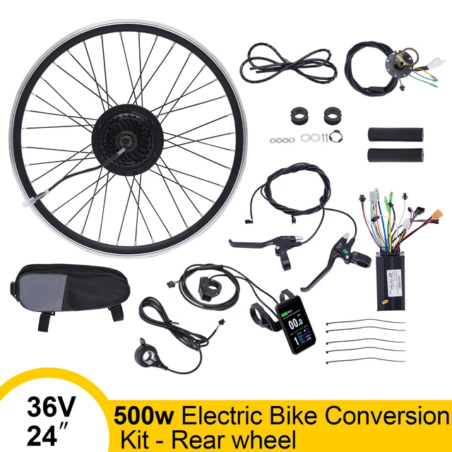 Cnebikes Fabricación de 36 V 500W bicicletas eléctricas Motor delantero o  trasero Kit bicicleta eléctrica normal - China Kit de conversión de E-bici, Bicicleta  eléctrica Kit 500W Kit Eléctrico moto