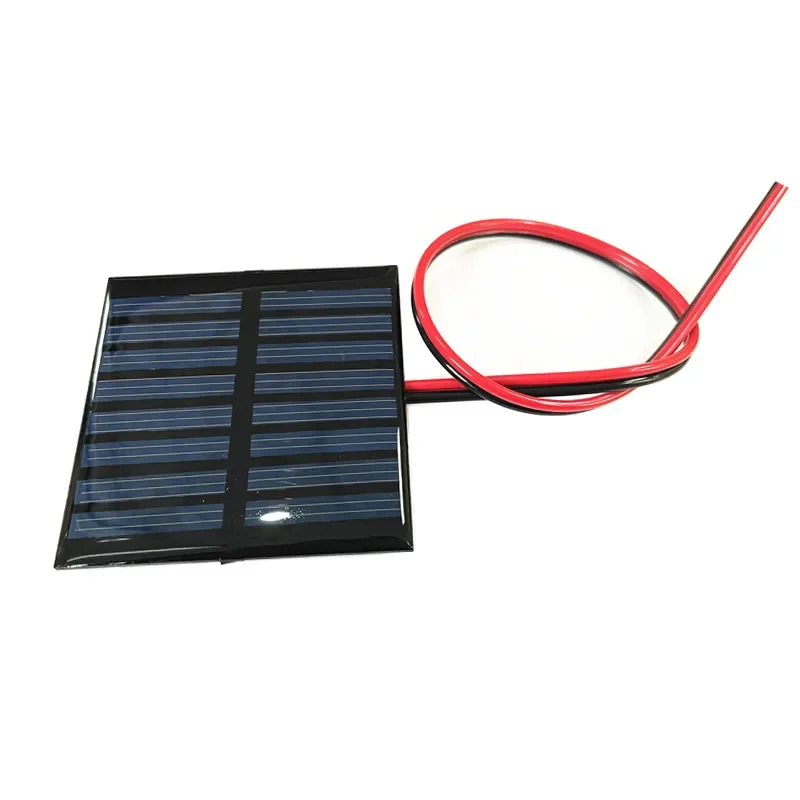 Solar Panel 4V 5V 5.5V 1W 1.6W 150mA 160mA 200mA 250mA 500mA With Wire Mini Solar System DIY For Battery Cell Phone Charger 1PCS