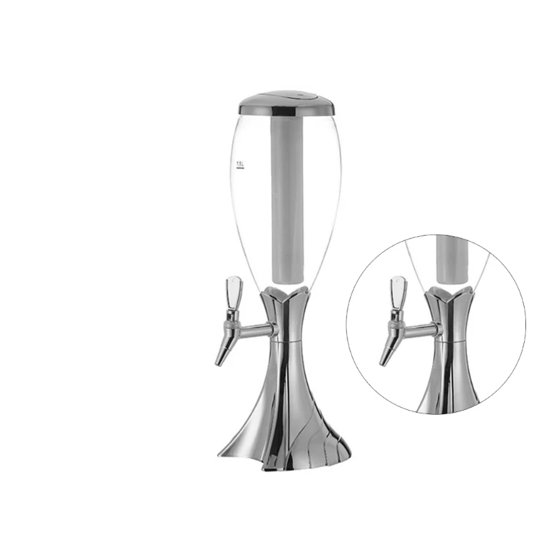 Unique Glowing Beverage Column Versatile Drinks Dispenser Glowing Beer Tower dropshipping