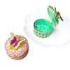 Trinket Box DecorationsStorage Box pink Butterfly  Round Trinket Box Container birthday gift Souvenir Gift Case Home Table Decor 1