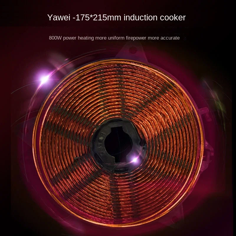 Induction Cooker Mini Electric Magnetic Wire Control Embedded Hotpot Hob 800W Waterproof Boiler