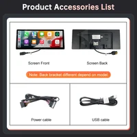 Écran d'affichage multimédia de voiture CarPlay sans fil de 12.3 pouces, pour BMW série 3 4 F30 F31 F32 F33 F34 F36 NBT EVO avec Android Auto 6