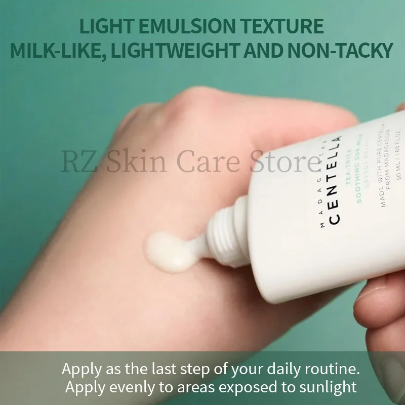 SKIN1004 Centella Skin Care Coreanos Madagascar Tea Tree Sunscreen Spf 50 Soothing Bloqueador Solar Faciales Originales 50ml