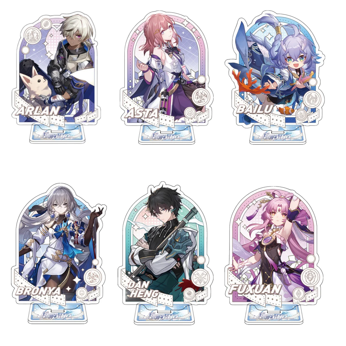 10CM Hot Game Figure Jingliu Topaz Hanya Blade Jingyuan Kafka Lunae Guinaifen Acrylic Stand Model Desk Decor Collection Gift