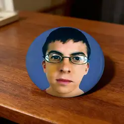 Humorous Mclovin Badge Lapel Pin - Tinplate Brooch for Bags & Accessories Gifts (Z6)