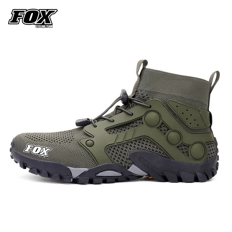 Cycling Shoes Fox Cycling Team MTB Shoes Men Mountain Road Bike Sneakers Motorcycle Shoes Waterproof Bicycle Outdoor Sneakers Winter