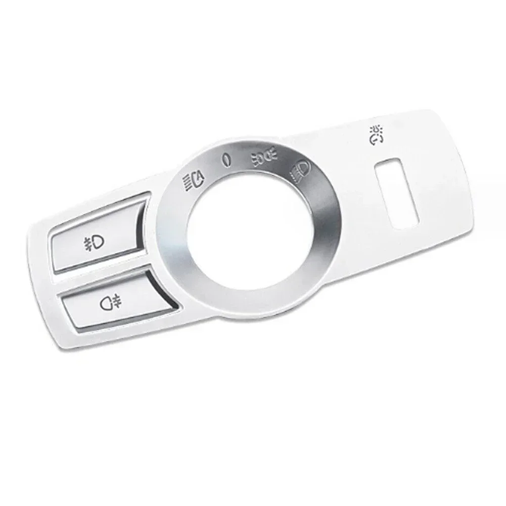 1Pcs BMW 5 7 X3 X4 F10 F07 F01 F25 F26 라이트 패널 스위치 프레임 ABS 크롬 도금 헤드 라이트 버튼 커버 트림 인테리어 부품