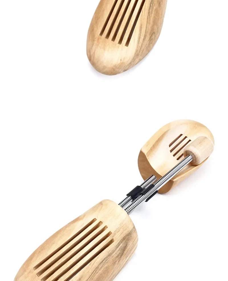 2er-/4er-Set Holz-Schuhspanner für Herren und Damen – Innenstütze gegen Verformung, Dehnung und Faltenbildung – Detail 9