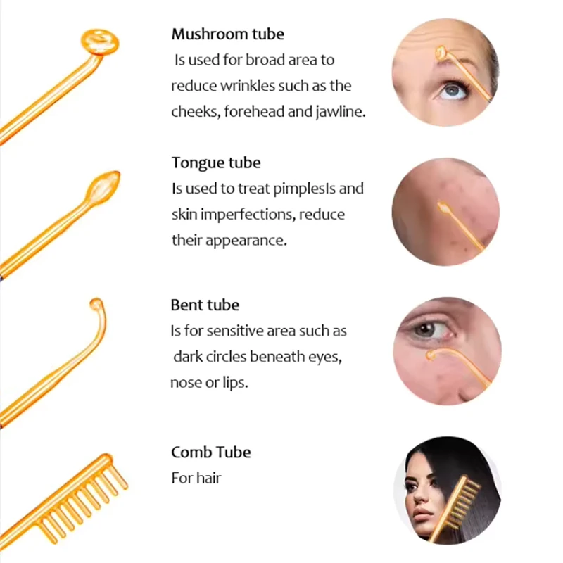 Quality Factory Face Care Other Home Use Beauty Equipment High Frequency Machine High Frequency Therapy Wand for Women