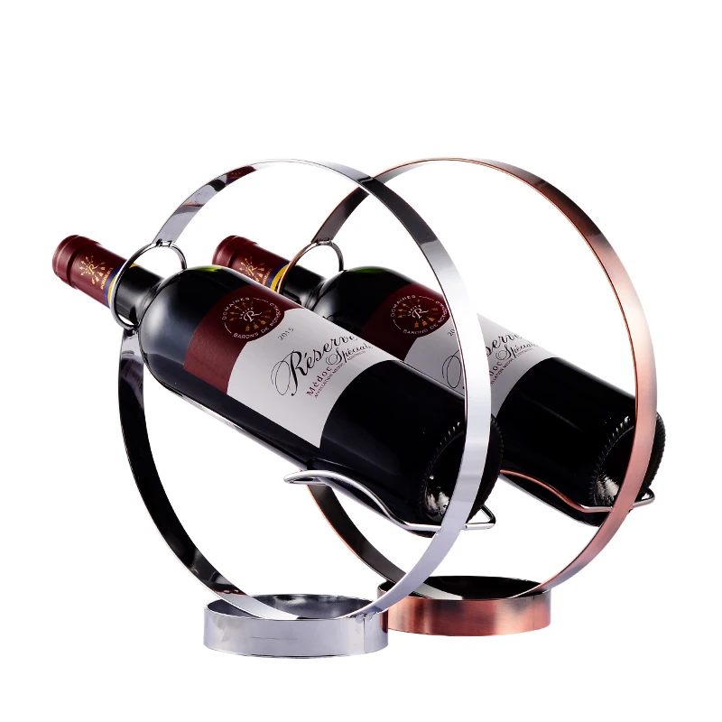 Description Picture 3 of itemWrought Iron Wine Rack Decorative Stand Storage Rack Wine Bottle Rack Tumbler Holders Metal Cup Holder Desktop Organizer Shelf