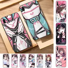 

FHNBLJ Kizuna Ai Phone Case for Huawei Y 6 9 7 5 8s prime 2019 2018 enjoy 7 plus