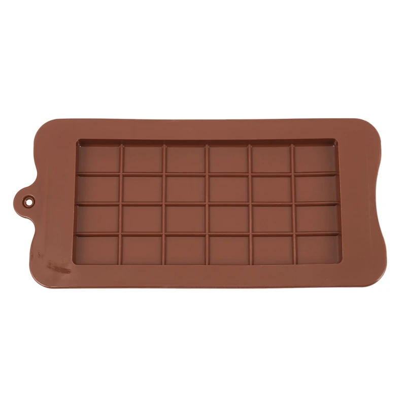 Promotion! 1Pcs 24 Cavity Square Silicone Chocolate Molds DIY Mold Bakeware Stable Cake |
