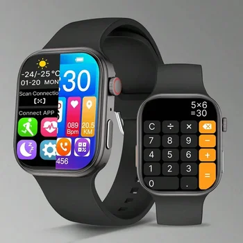 2.02 Inch HD Smartwatch, 1 Count Fashionable Smartwatch with BT Calling & Check Weather, Sports Tracking Smartwatch for Android 1