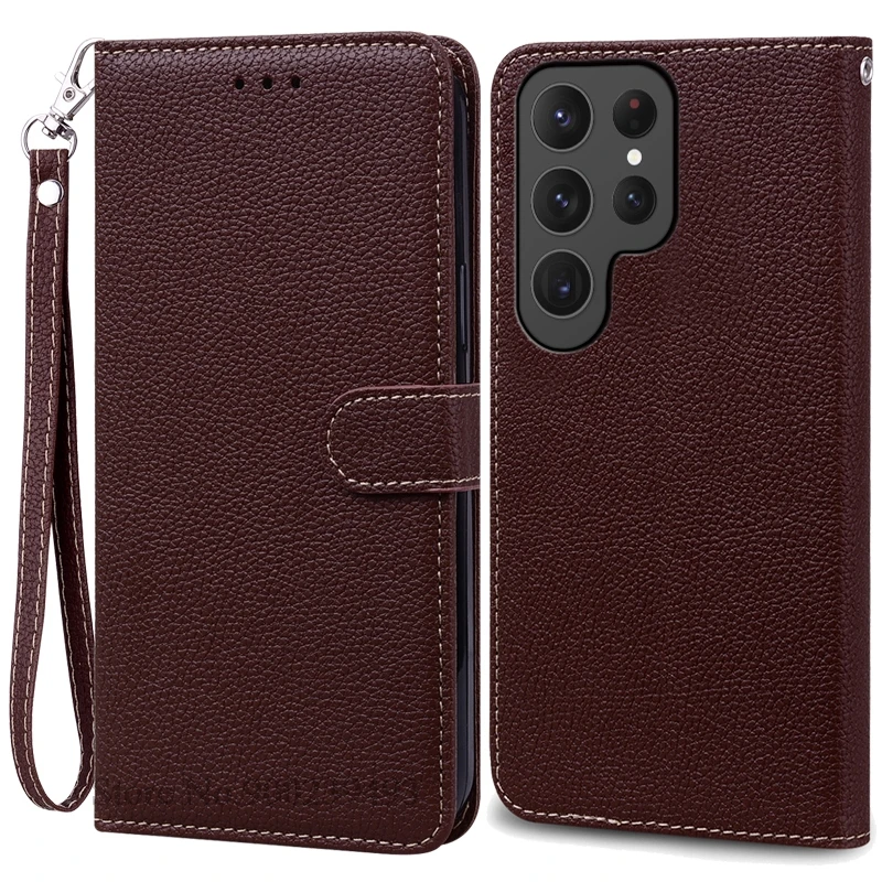 Leather Wallet Flip Case | Luxurious Book Cover Coque s