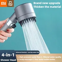 Youpin Xiaomi Shower Head Pressurized High Pressure Head 3 Modes Adjustable Massage Portable Filter Big Water Flow Bathroom Tool 1