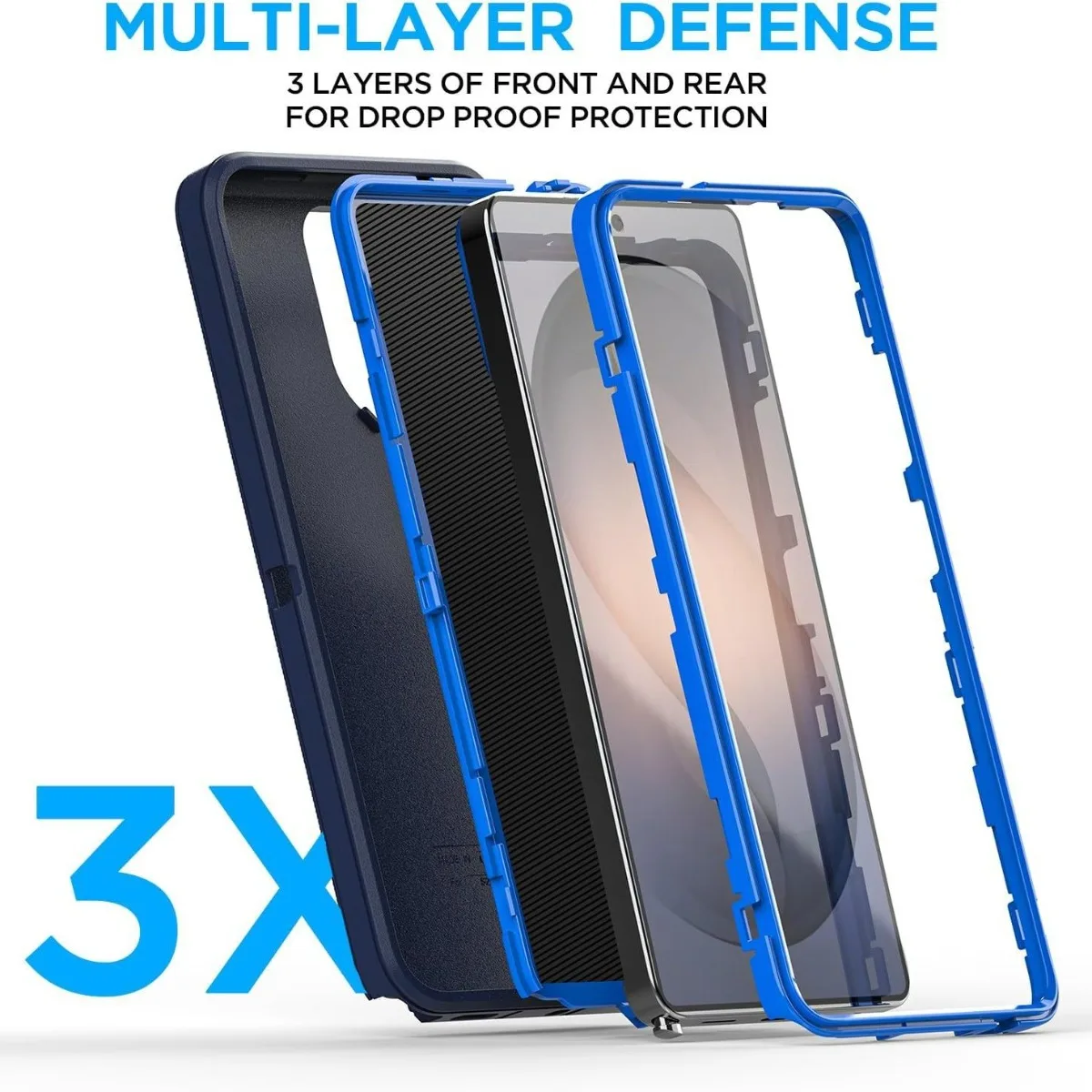 Heavy Duty 3-Layer Matte Impact Resistant Armor Protector Case