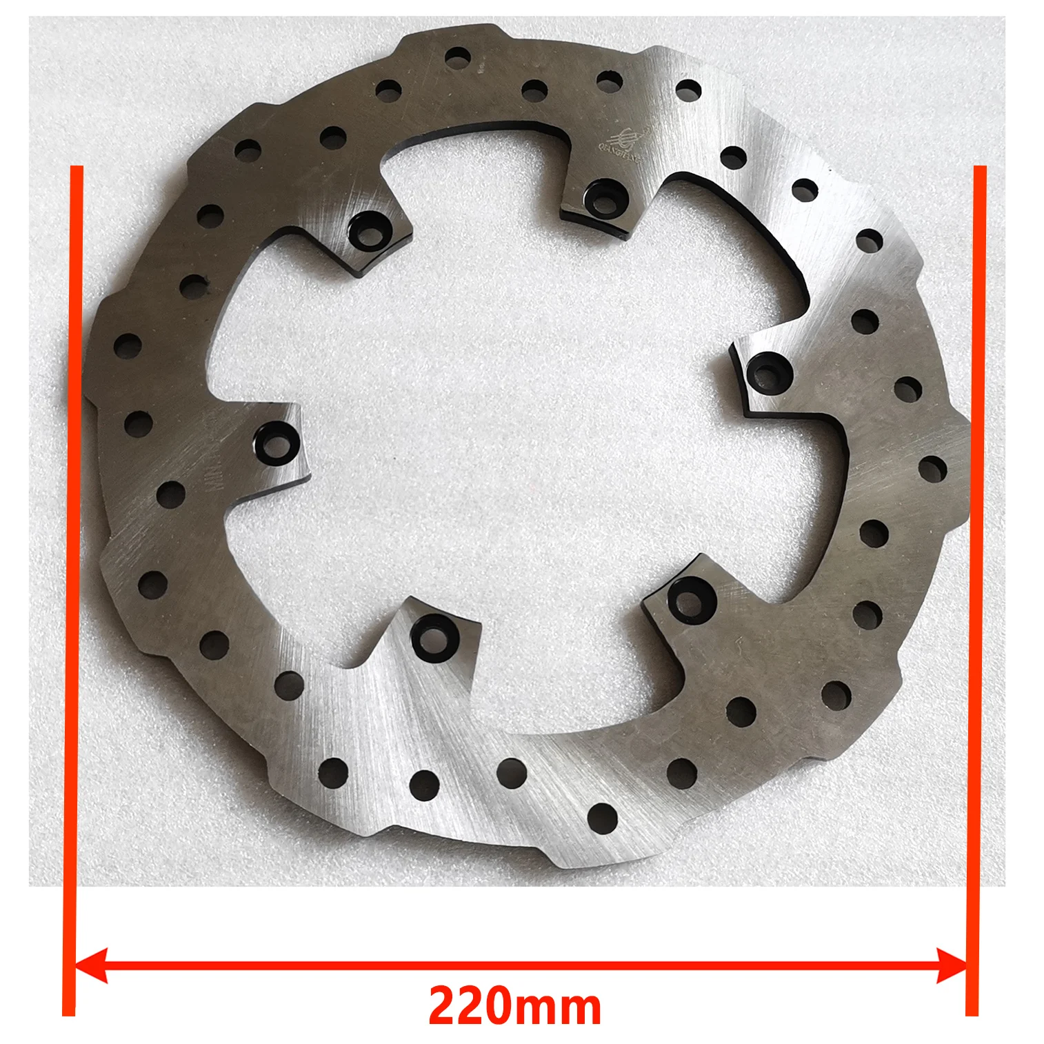 Disco Freno Posteriore A 6 Fori 220Mm Per Benelli Bn125 Leoncino 125 150S 180S Keeway Rkf 125I Rkr 125 Oem No 55033 L430000