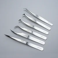 1pcs New VETUS Eyelash Extension Tweezers Stainless Steel Lashes Tweezers High Precision Anti-Static Tweezers Makeup Tools 2