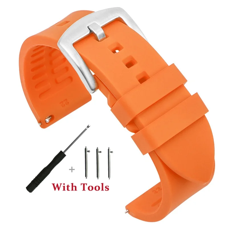 Quick Release Silicone Watch Strap - Universal Waterproof Bracelet Accessory