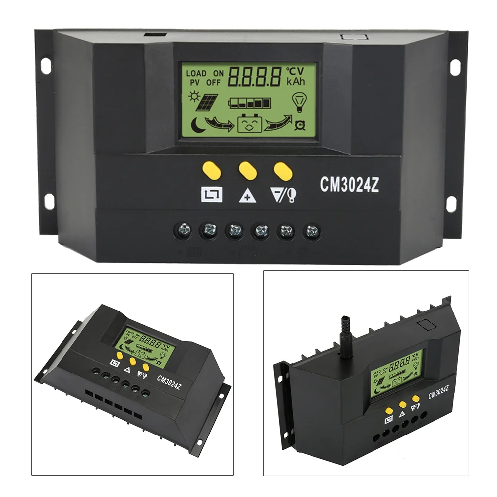 Gerador Controlador de Carga Solar Painel Solar em Casa 30a 12v 24v Cm3024z