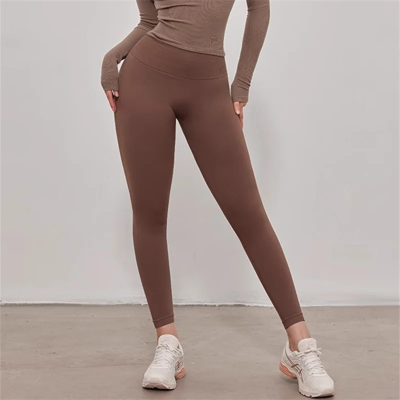 V Back Yoga Pants Women Fitness Running High Waist Slim Tights Push Up Sport Leggings Gym Athletic Quick Dry Workout Female XP17