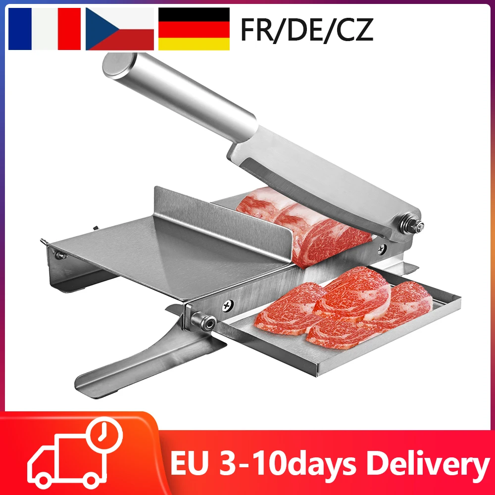 

9.5 inch Food Cutter Slicing Machine Household Cutting Machine Frozen Beef Meat Slicer Food Vegetable Slicer Kitchen Tool