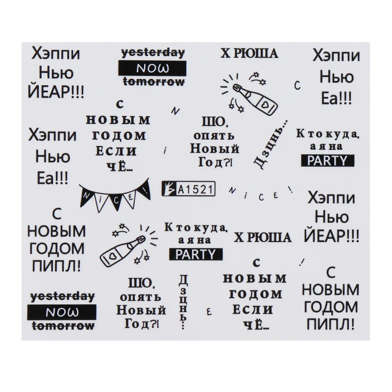 

Hot SaleNail Art Stickers Nail Art Decorations Sticker Water Transfer Decal Flower Leaves Girl Manicure Decoration