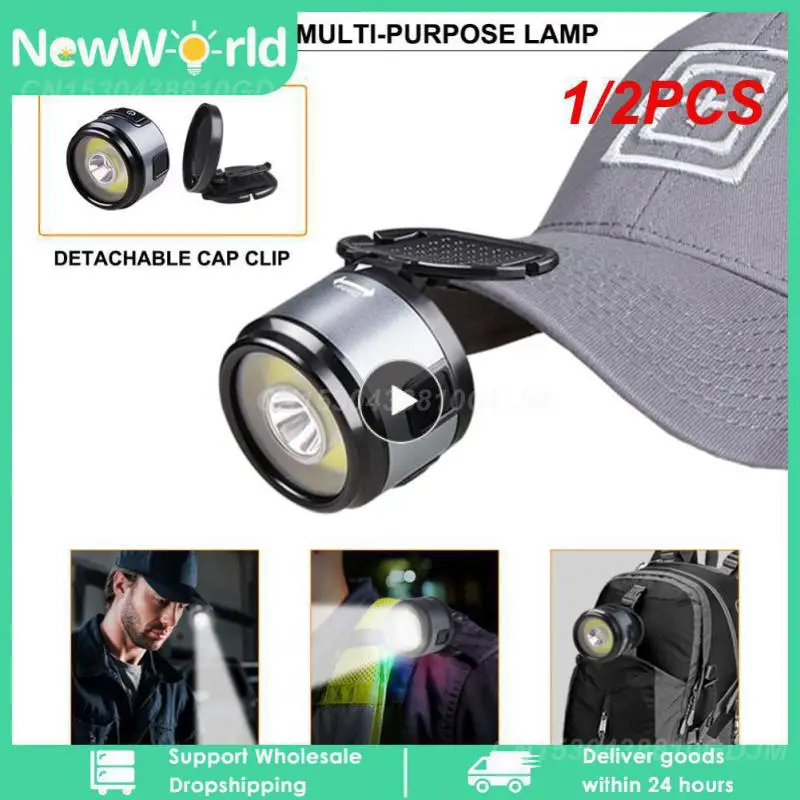 

1/2 шт. многофункциональная Рабочая лампа, Новый налобный фонарь XPG + COB с магнитным зажимом-крючком, лампа для кемпинга, яркий фонарик, ночная подсветка