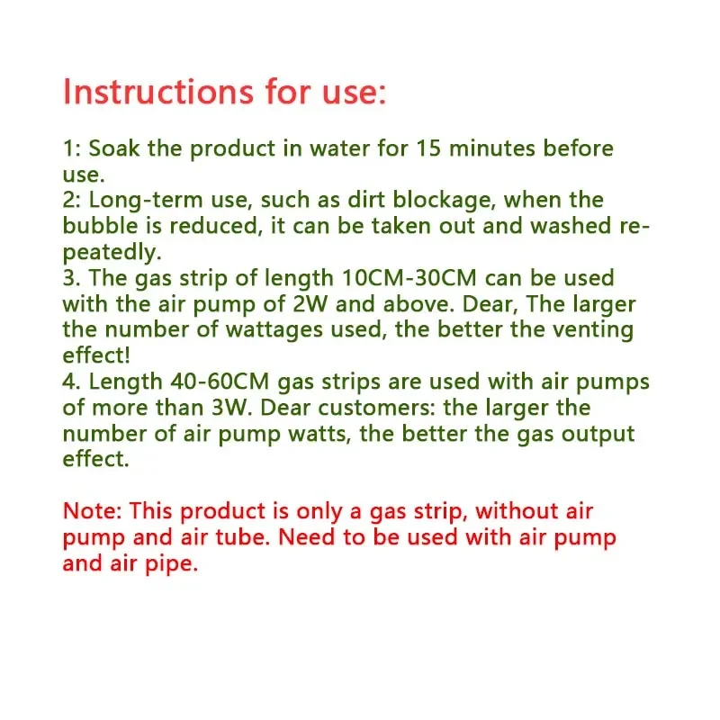 Air Pump Sand Stone Aquarium Fresh Air Stone Bubble Bar Fish Tank Aerator Pump 5 Size aquarium air pump aquarium accessories aquarium air stone aquarium air stone decoration