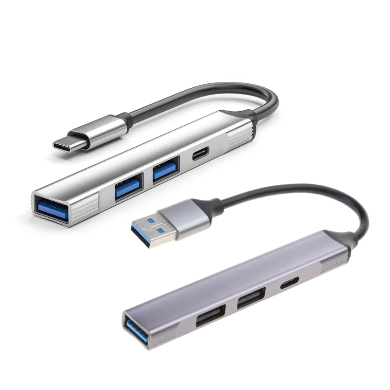 Hub Usb Multiporta Docking Station 4 In 1 Adattatore Usb Per Laptop E Tablet Collega Mouse, Tastiera E Dispositivi Usb