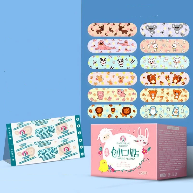 100Pcs/set Transparent Patches  Tape Dressing Band Aid Sticking Plaster Waterproof Breathable Wound Strips for Kids