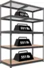 5 Tier Laminated Boltless Heavy Duty Garage Storage Adjustable Wide Size Metal Shelving Unit Utility Rack Shelves Organization 1