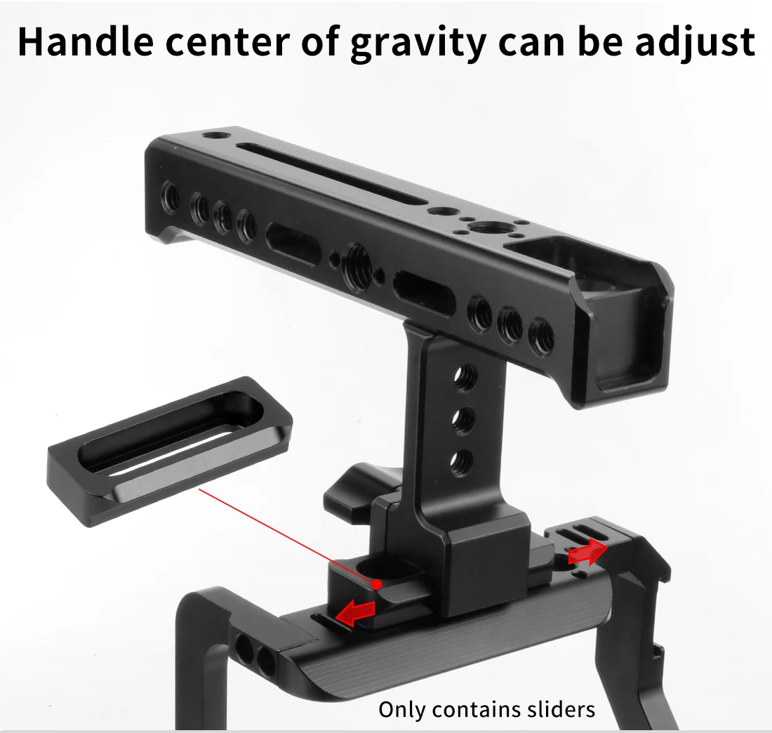 Quick Release Safety Rail w 1/4'' Screws DSLR Camera Rig Mini Quick Release NATO