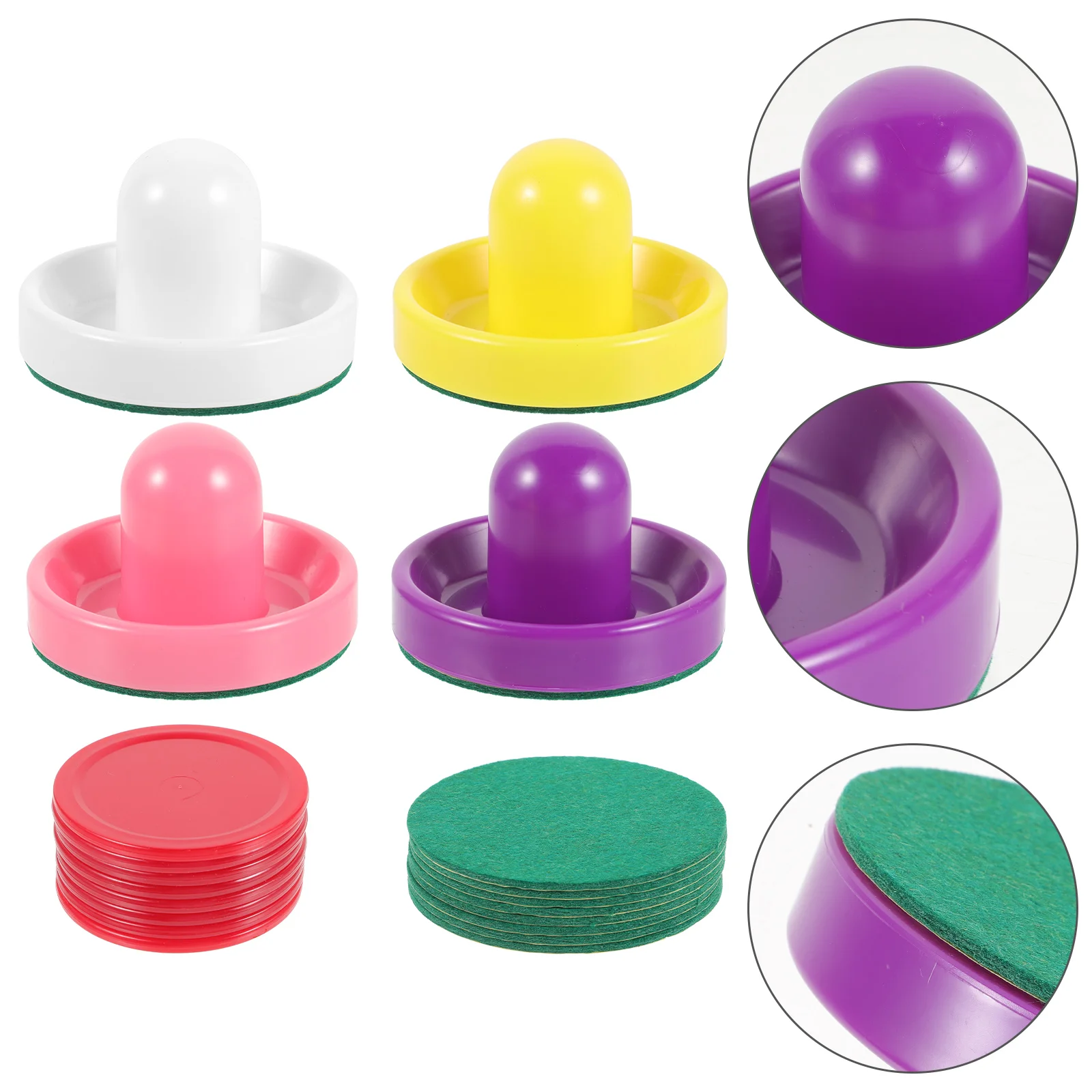 

Air Hockey Cover Gaming Room Accessories Ice Paddle Table Pucks Flannel Funny Pusher Game