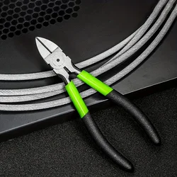 Precision Steel Wire Cutter and Stripper, 6 - Inch Tool for Stranded and Solid Wire (1pc)