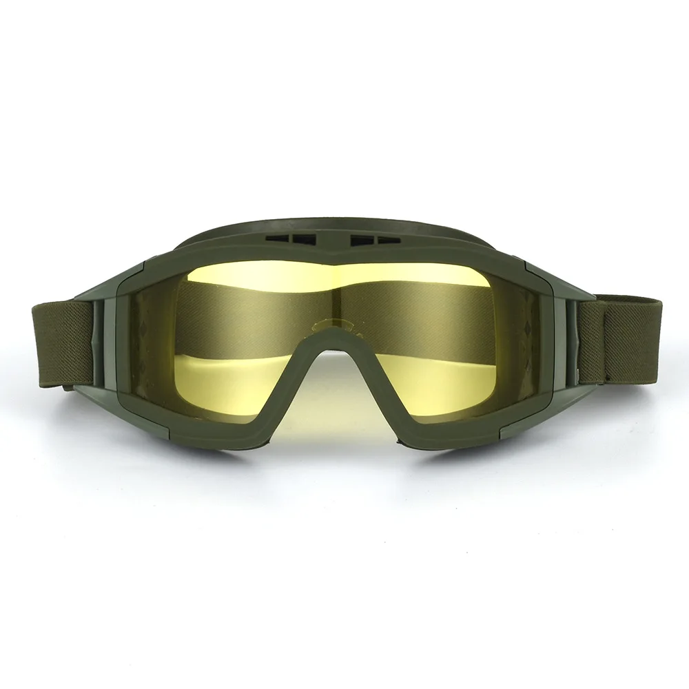 Enhanced Tactical Goggles for Outdoor and Sports Activities with Interchangeable Lenses