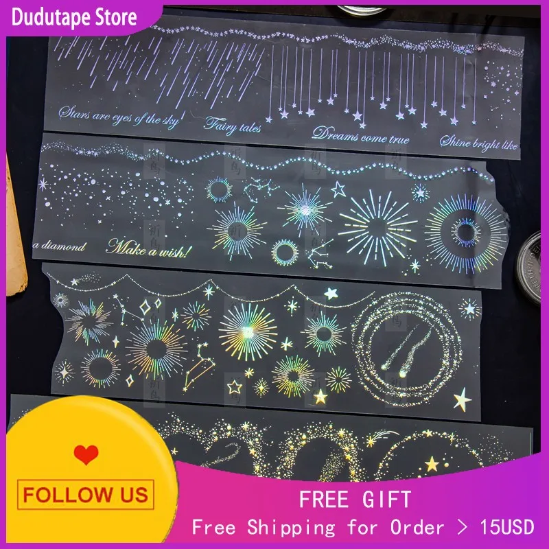 

1 loop Diianxing silver xingshe washi paper tape basic Collage