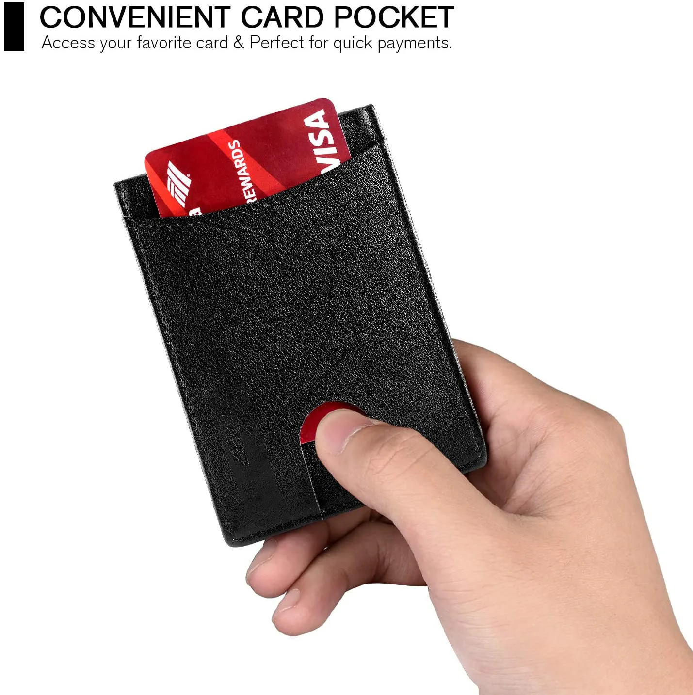 RFID 도난 방지 카드홀더 탄소 섬유 멀티 카드홀더 동전 지갑, 남성용 신용카드 홀더 카드홀더 고급 극세사 지갑