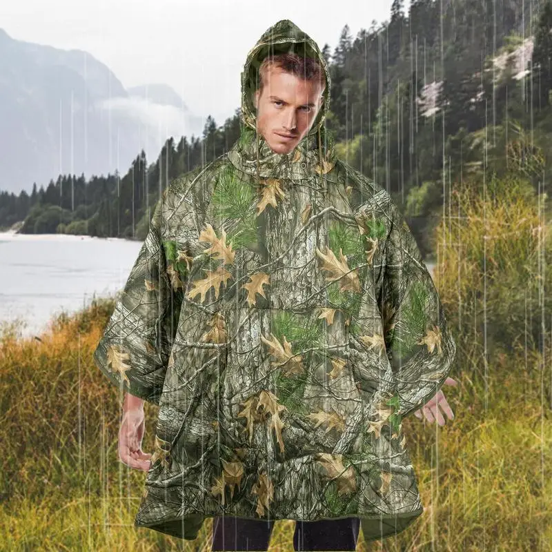 Camping Cape Sleeping Bag Wearable Cloak Blanket Outdoor Sports Poncho Winter