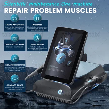 3-in-1 Titanium Ultrasound Beauty Device - Face Lifting Anti-Wrinkle Eye Dark Circle Remover Skin Tightening Facial Machine