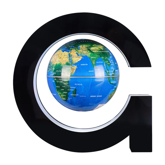 Magnetic Levitation Floating Globe with Color Changing LED World Map for Home Office Bedroom Desk Gadget Decor Birthday Gifts 1