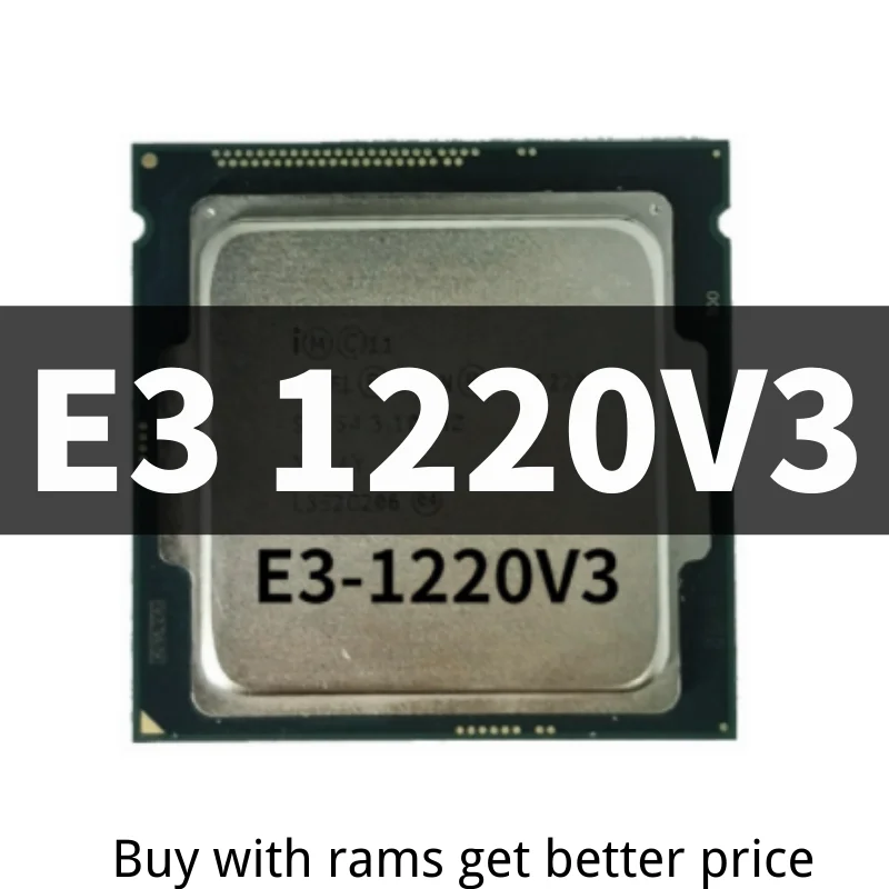 Процессор Xeon E3 1220 V3 3 1 ГГц 8 Мб 4 ядра SR154 LGA 1150 | Компьютеры и офис